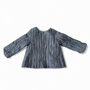 Maison Frida Girls Button Up Jacket